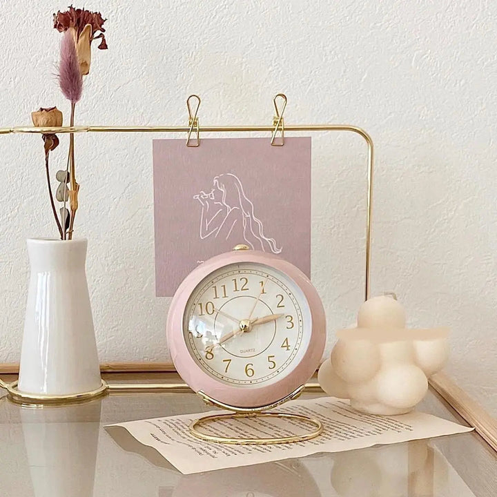 Skanto | Retro Vintage Stil Gull Akse Alarmklokke