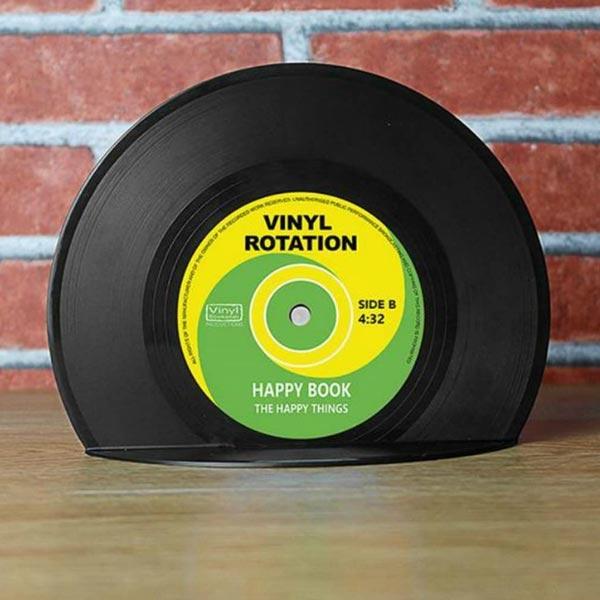 Retro Vinyl Record Bookends | Skanto