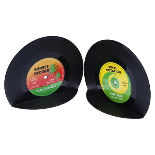 Retro Vinyl Record Bookends | Skanto