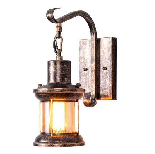 Norvo | Vintage industrivegglampe i retrostil – Rustikk vegglampe for loft, kafé og stue