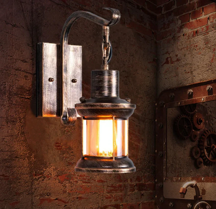 Skanto | Vintage industrivegglampe i retrostil – Rustikk vegglampe for loft, kafé og stue