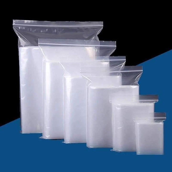 Resealable Ziplock poser 100-pakke | Skanto