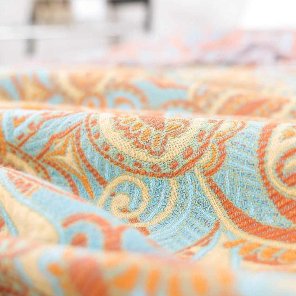 Skanto | Reversible Paisley Bohemsk Bomullspledd