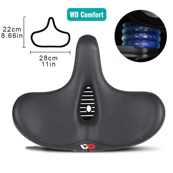 RidEase komfortabel, ergonomisk formet sykkelsete | Skanto