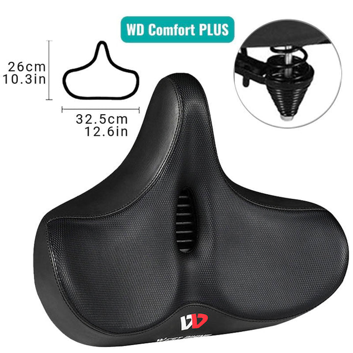RidEase komfortabel, ergonomisk formet sykkelsete | Skanto