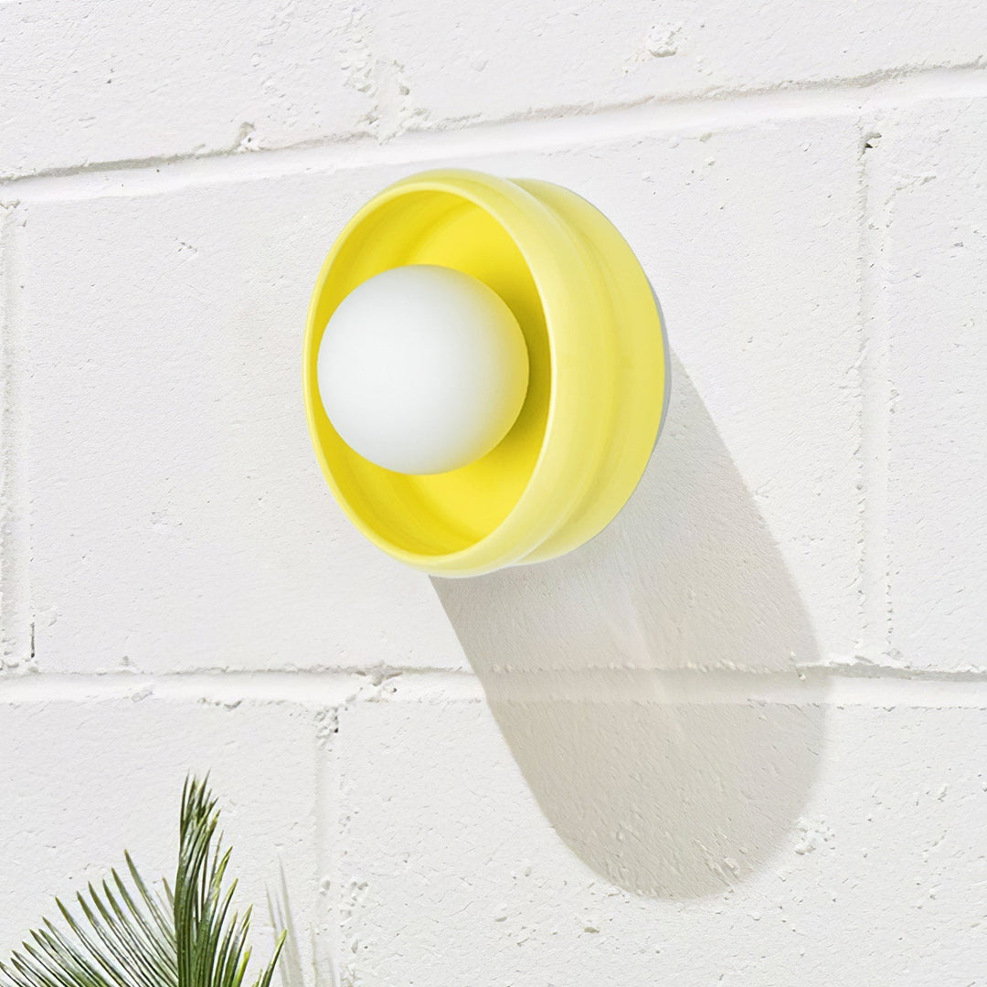 Round Ceramic Wall Lamp - Circo | Skanto
