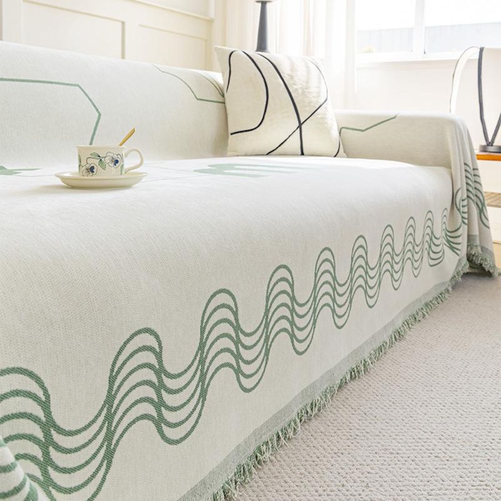 Skanto | Ripple Curve Line Flow Sofa Cover