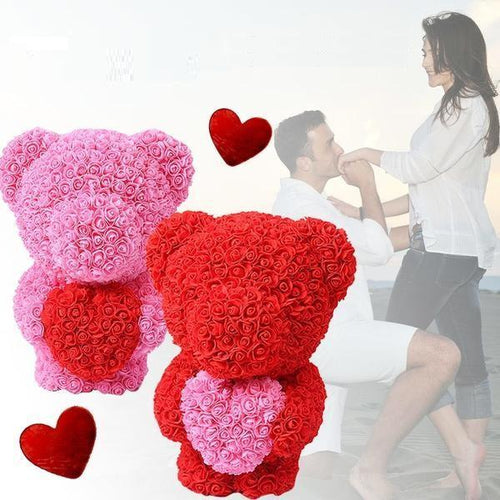 Rose Bear med Hjerte | Skanto