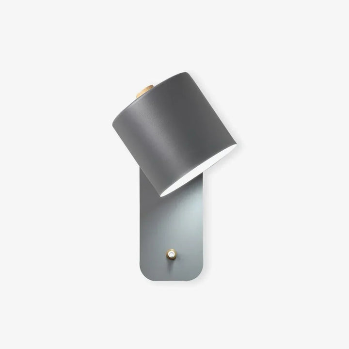 Skanto | Sylinderformet Vegglampe med Støpsel