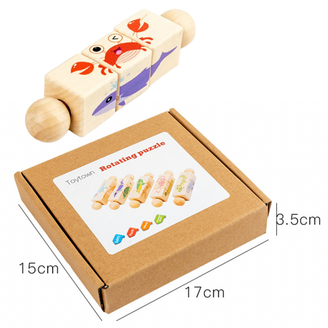 Skanto | Spinning Fun & Discovering – Trepuzzle for barn