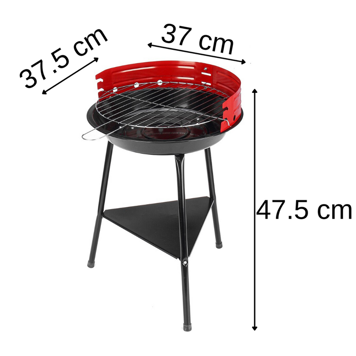 BÆRBAR RUND BBQ KULLGRILL