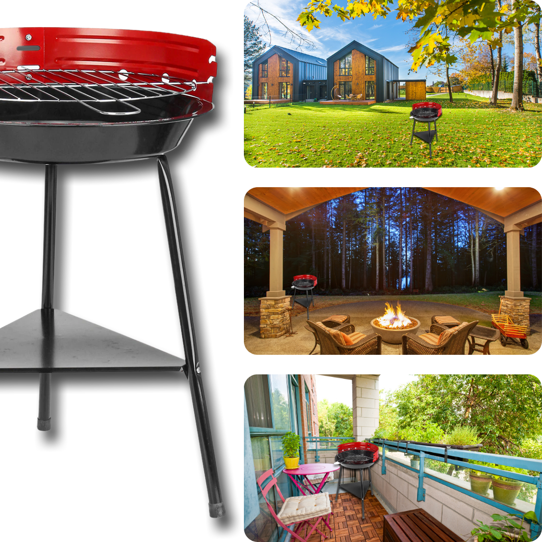 BÆRBAR RUND BBQ KULLGRILL