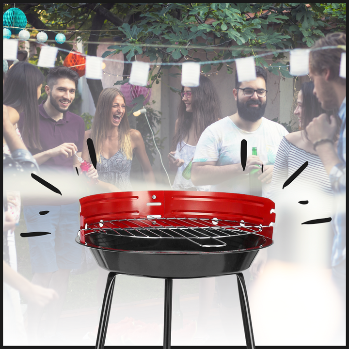 BÆRBAR RUND BBQ KULLGRILL
