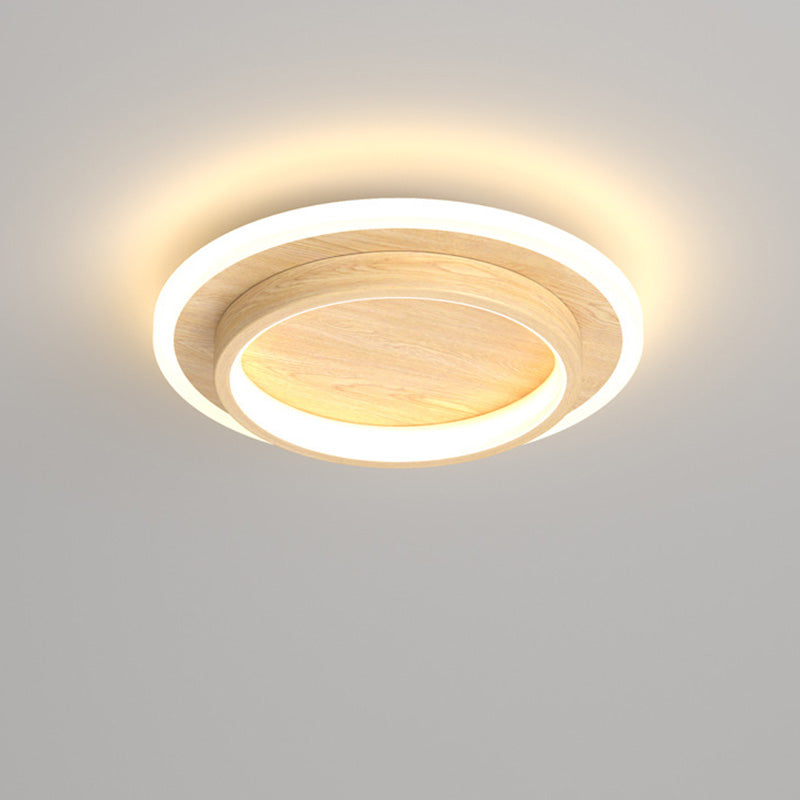 Rund Metall Akryl LED Taklampe | Skanto