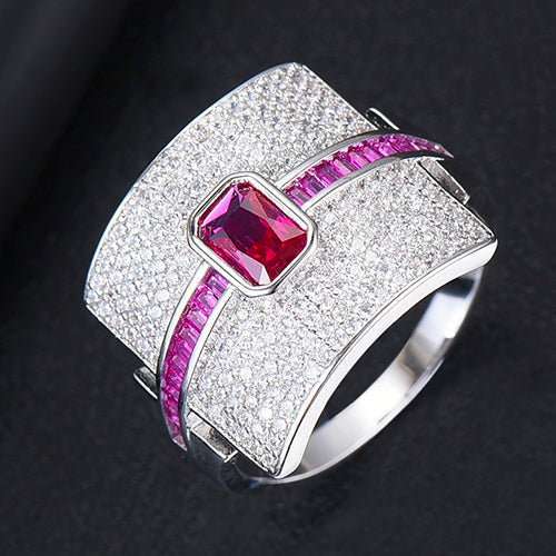 Skanto | Monaco Design Luksuriøs Statement Stabil Ring For Kvinner