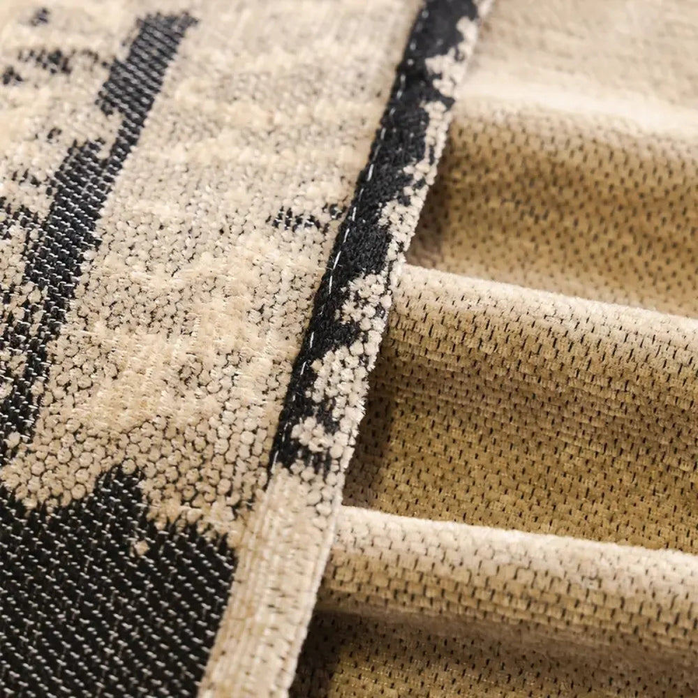 Skanto | Rustikk Abstrakt Chenille Sofa Deksel