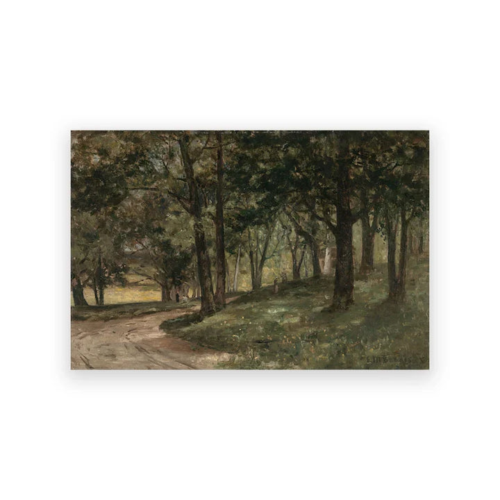 Rustic Vintage Landscape Oil Painting Mountain Forest Wall Art Fine Art Canvas Prints Gallery Wall Pictures For Living Room Dining Room Art Decoration | Skanto