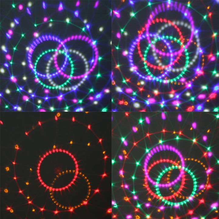 Skanto | Digital LED RGB Krystall Magisk Ball Scene Effekt Lys, DMX Fest Disco DJ Bar Farget Mønster Belysning