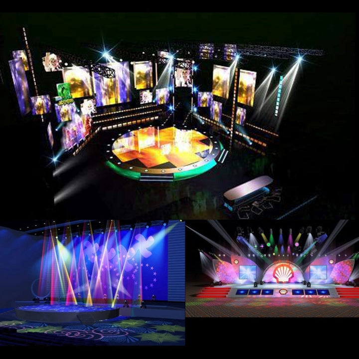 Skanto | Digital LED RGB Krystall Magisk Ball Scene Effekt Lys, DMX Fest Disco DJ Bar Farget Mønster Belysning