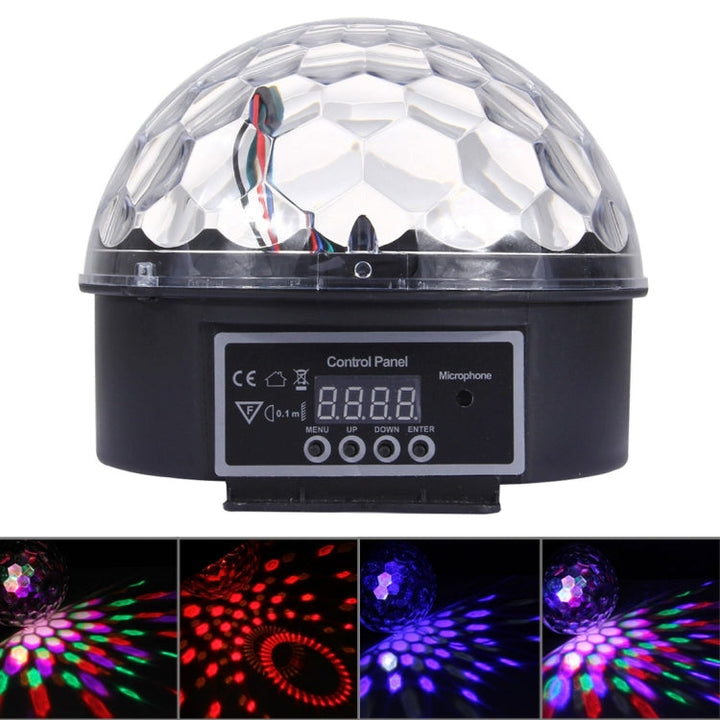 Skanto | Digital LED RGB Krystall Magisk Ball Scene Effekt Lys, DMX Fest Disco DJ Bar Farget Mønster Belysning