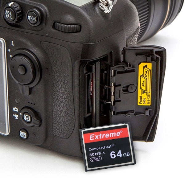 Skanto | 64GB Extreme Compact Flash-kort, 400X lesehastighet, opptil 60 MB/S (100 % sann kapasitet)