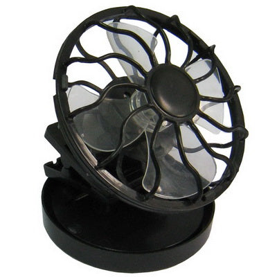 Mini Portable Clip-on Solar Power Cell Travel Cooling Cool Fan(Black) | Skanto
