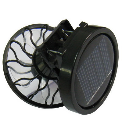 Mini Portable Clip-on Solar Power Cell Travel Cooling Cool Fan(Black) | Skanto