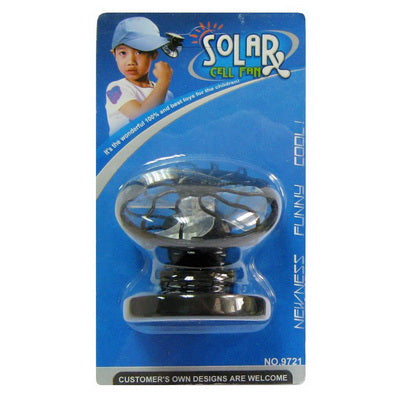 Mini Portable Clip-on Solar Power Cell Travel Cooling Cool Fan(Black) | Skanto