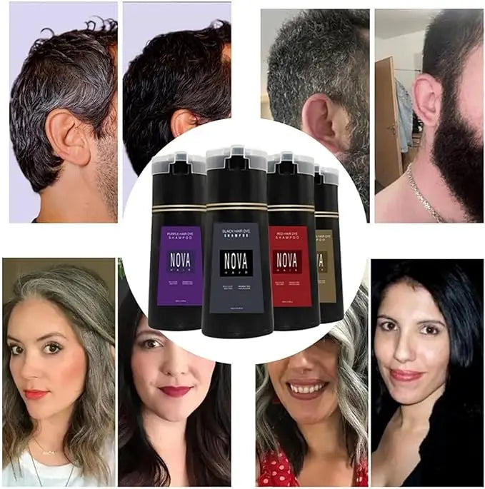 Skanto | NovaHair Instant Dye Shampoo – Rask fargeoppfriskning for håret
