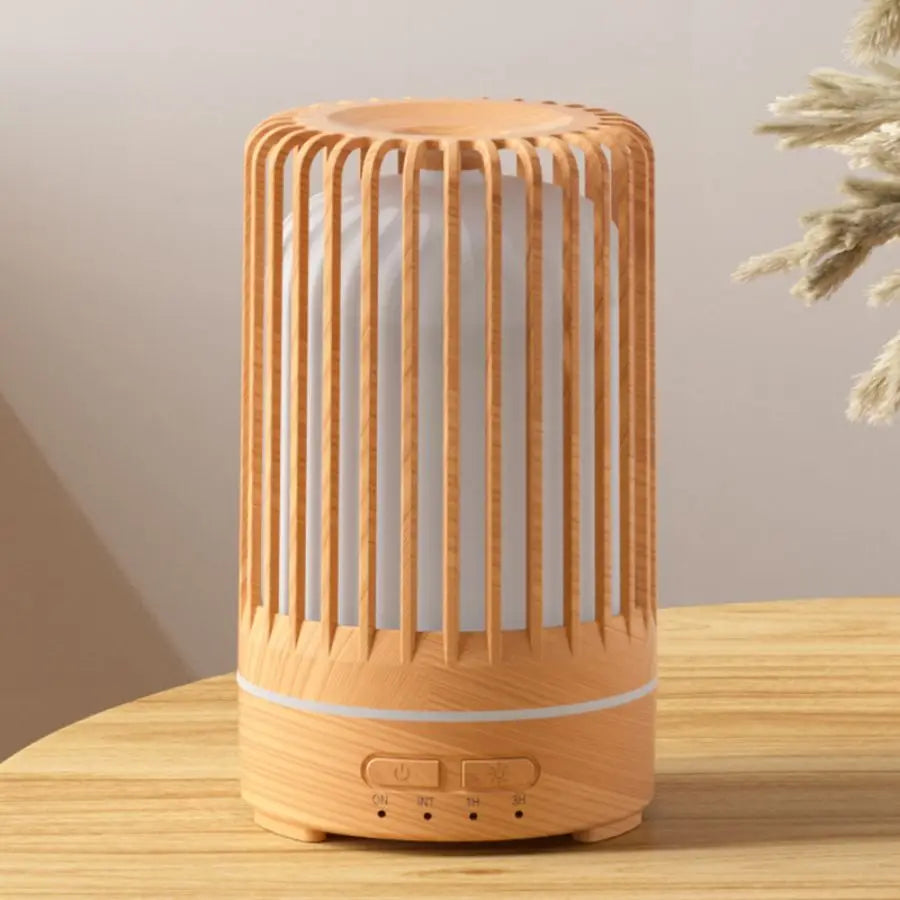 Skanto | Auralis Mini Aroma Diffuser | 150 ml | Ultralyd & LED Stemningslys | USB Drift | Stille Fuktighet