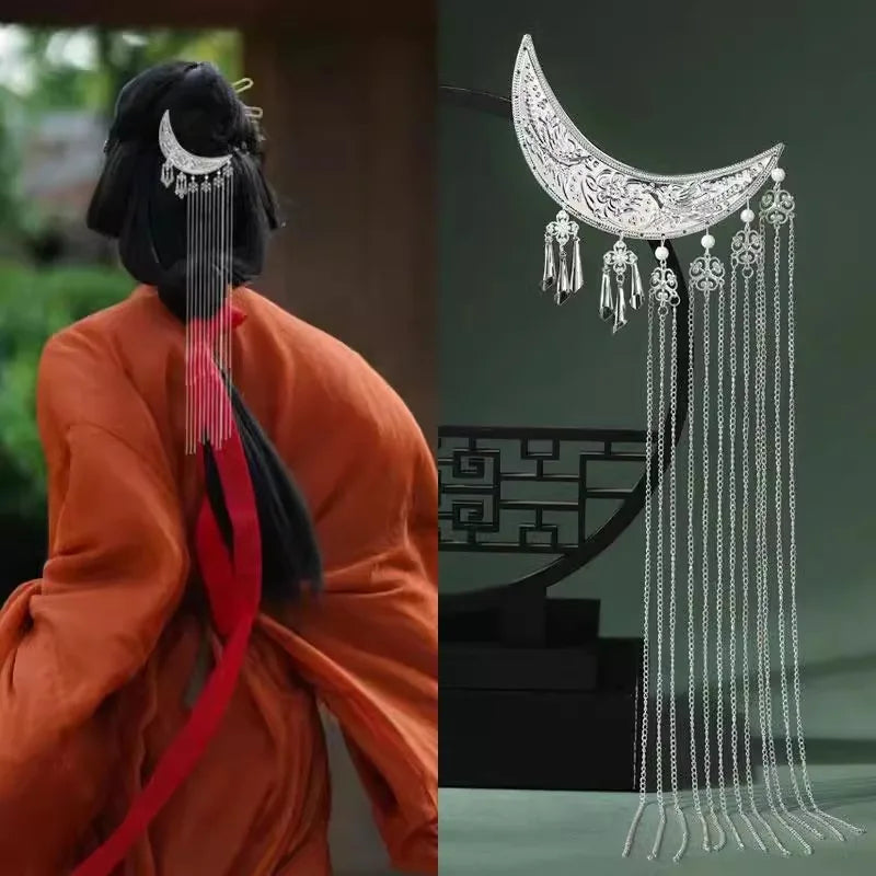 Skanto | Mystical Moon Shape Hårnål