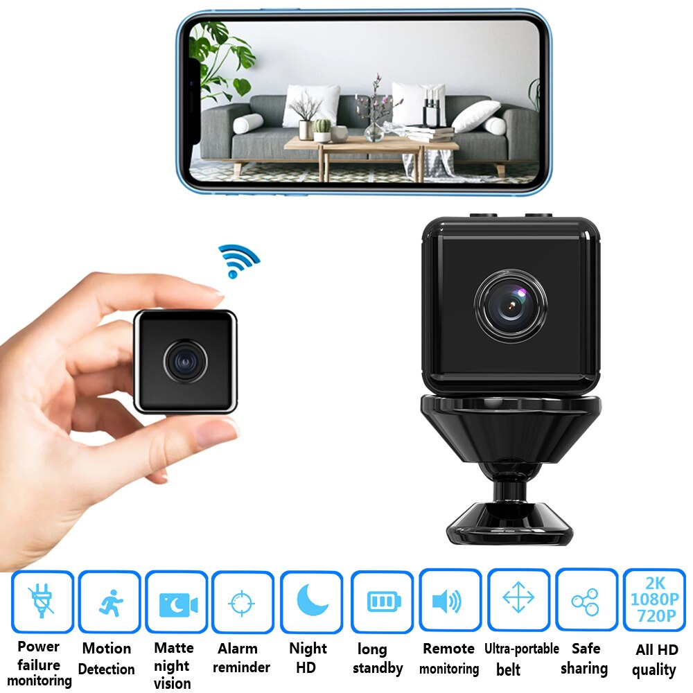 Skanto | Mini HD Bevegelsesdeteksjon Wifi Kamera