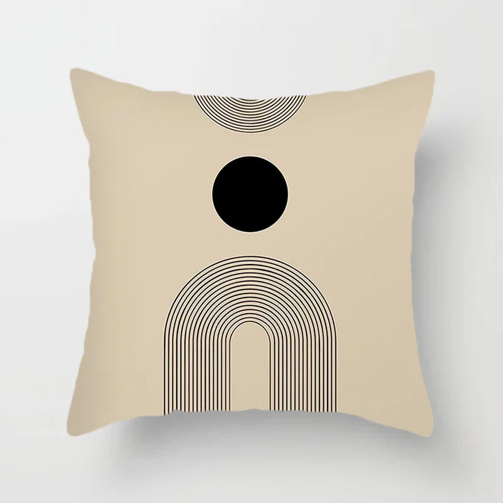 Modern Art Abstract Pattern Decorative Pillow Covers Creative Line Sofa Chair Cushion Cover Home Office Decor | Skanto