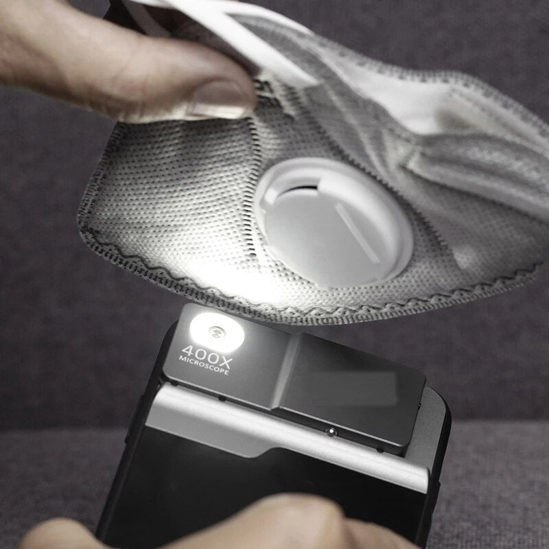 Norvo | 400x Justerbar Ekspert Visning Mikroskop Universell Telefon Linse