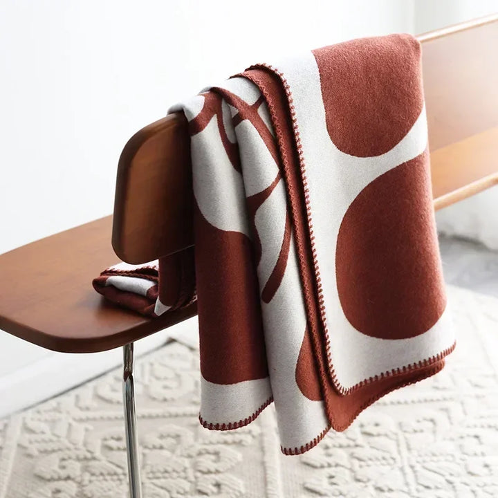 Skanto | NordLuxe | Jacquard Kasteppe | Imiteringscashmere | Myk & Varm | Sofa teppe & Sengoverheng i skandinavisk stil