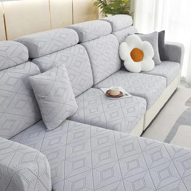 Skanto | SlipBliss - Elegant Jacquard Non-Slip Sofa Trekk