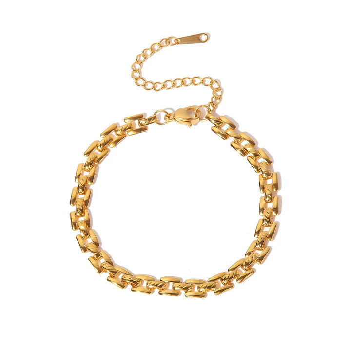 Skanto | 18k Tynn Urmaker Inspirert Armbånd