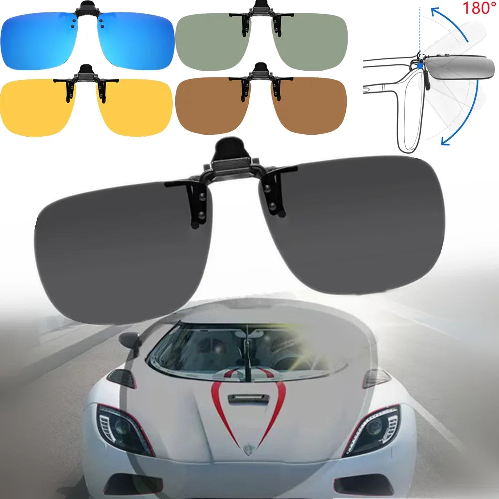 Polariserte Clip-On Solbriller Vintage | Skanto