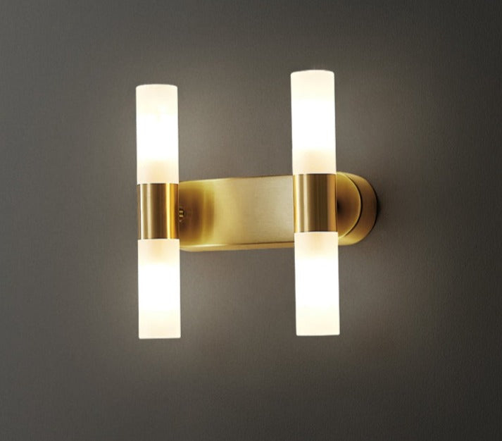 Skanto | EliteLume – Minimalistisk Gull Vegglampe med Energieffektiv LED