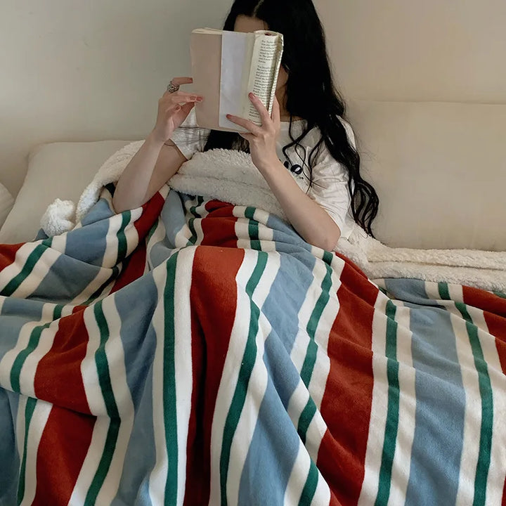 Stripe Sofa Throw | Skanto