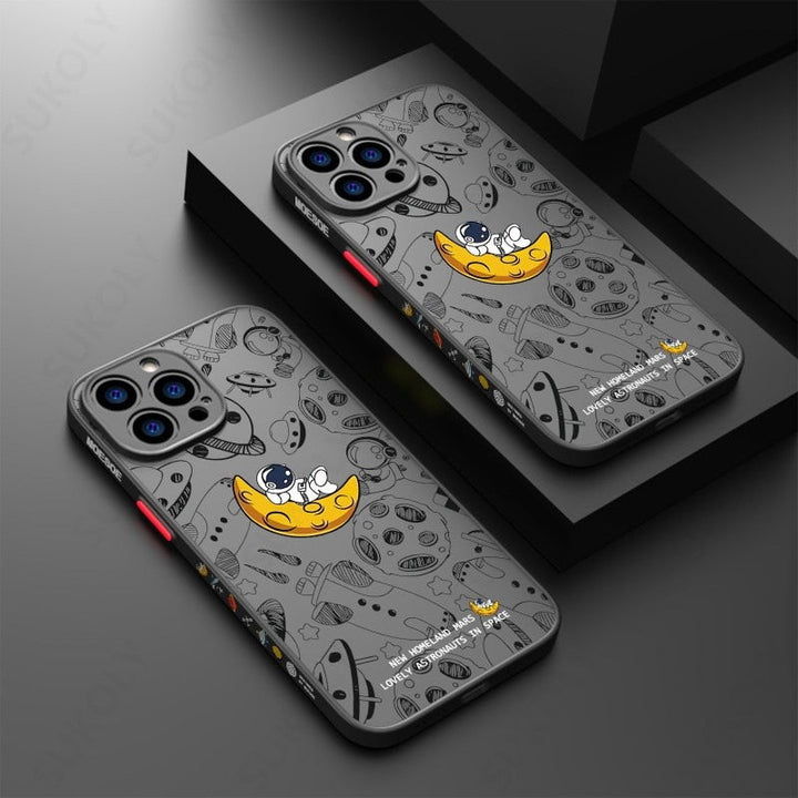 Skanto | Space Road Relax Astronaut iPhone-deksel