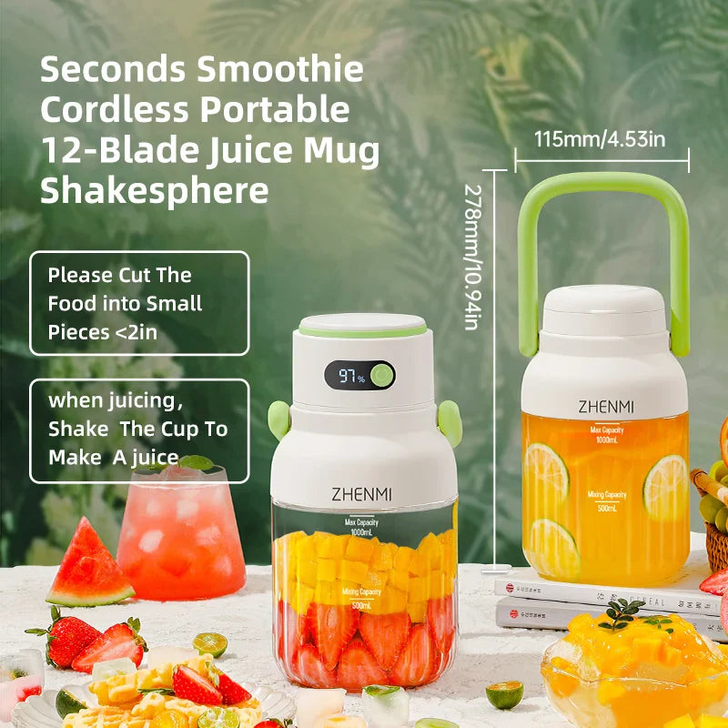 Skanto | Oppladbar Bærbar Juicer