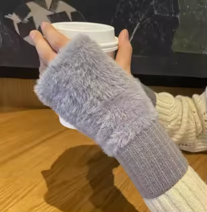 Unisex Fleece Fingerless Gloves – Varme, Myke og Funksjonelle | Skanto