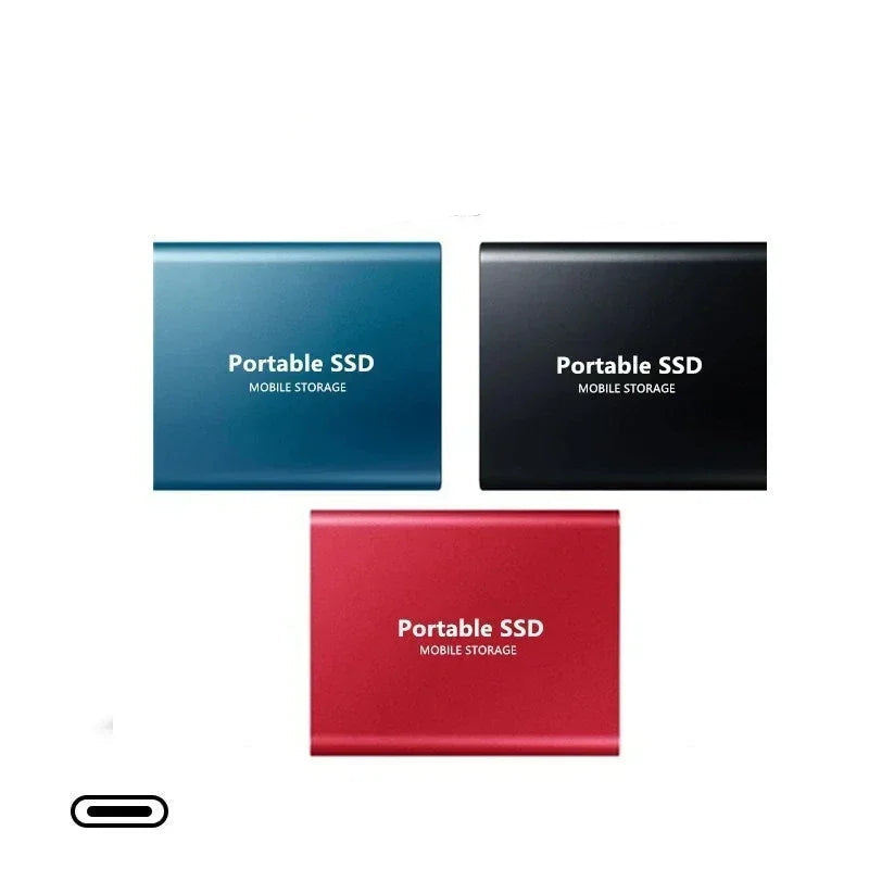 Skanto | Speedora Ultra Ekstern SSD | USB 3.1 Type-C | Opptil 1000 MB/s | 128GB | Kompakt & Støtbestandig