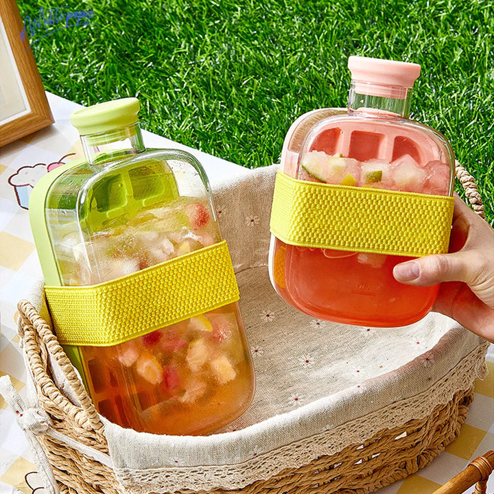 One Touch Ice Maker Beverage Bottle | Skanto