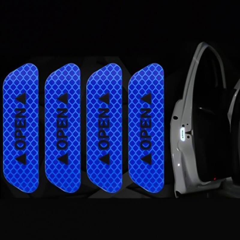 Norvo | 4PCS Bylys Reflekterende Varselklistermerker