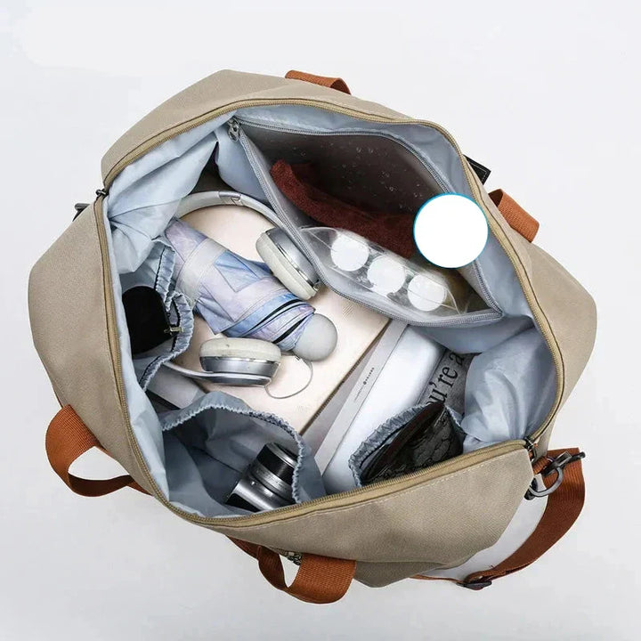 Skanto | CarryOnFit Reiseveske - Luksuriøs Crossbody Reisesekk for Aktive Eventyrere