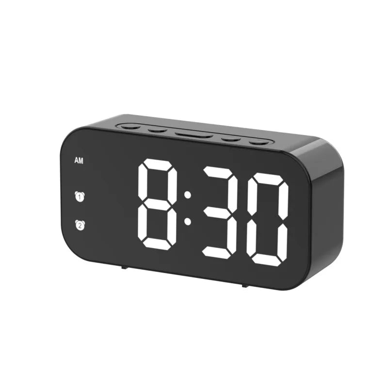Moderne LED vekkerklokke med temperaturvisning og dual alarmfunksjon – Perfekt for soverom, kontor, og som stilfull nattborddekorasjon | Skanto