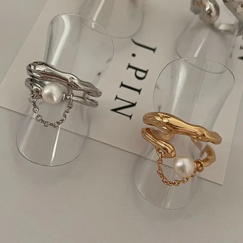 Skanto | S925 Lagd Antikk Inspirert Perle Ring