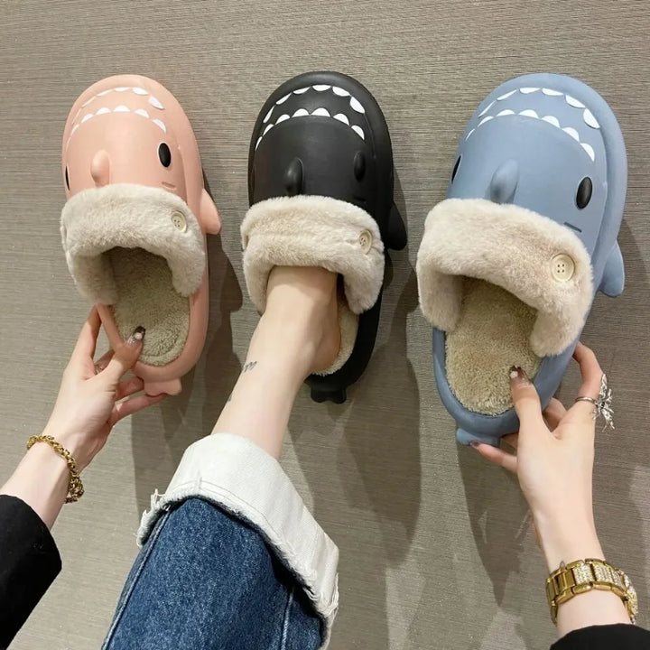 Skanto | SharkSlides - Morsomme bomullssandaler